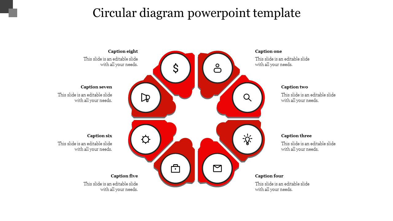 Free - Get Circular Diagram PowerPoint Template Puzzle Design